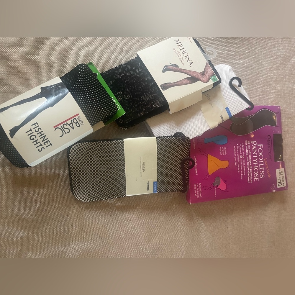 Bundle 5 pair tights. Fishnet and more see photos